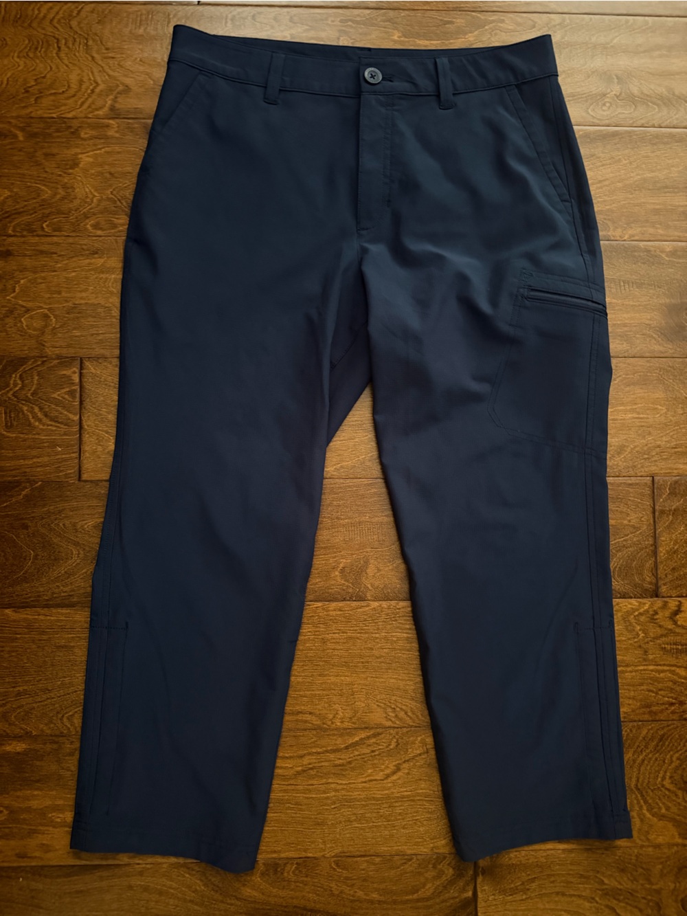 Eddie Bauer Womens Stretch Ripstop Cropped Pants Size 6 Navy Hiking